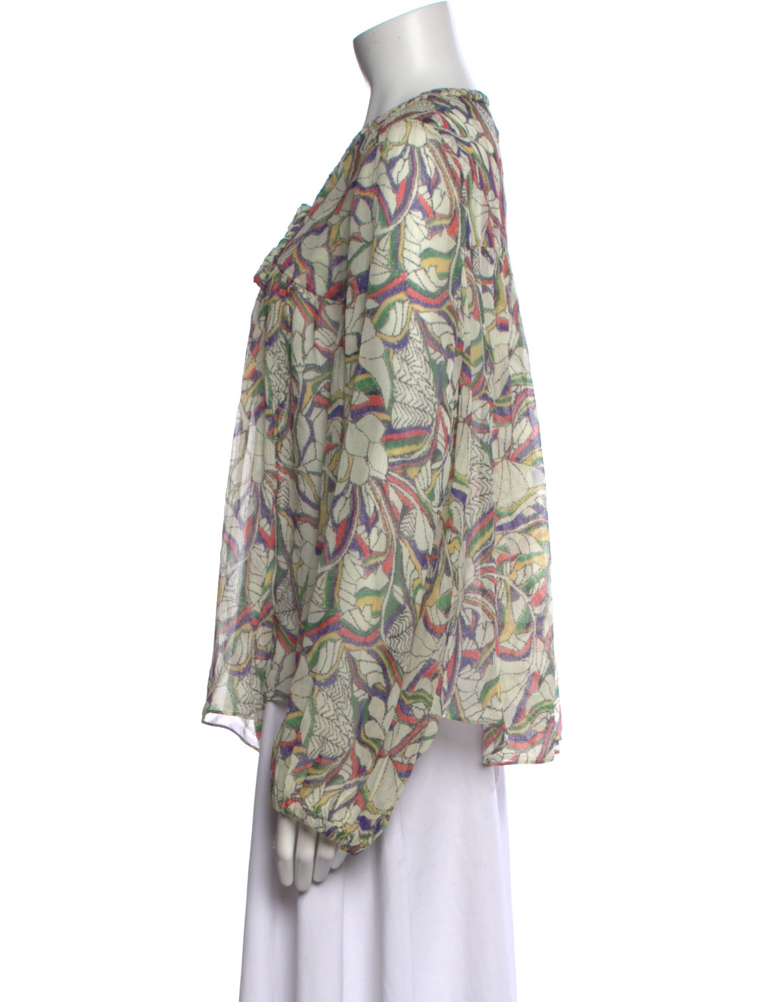 Isabel Marant Silk Printed Blouse