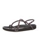 Isabel Marant Suede Printed Sandals