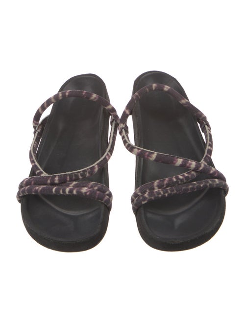 Isabel Marant Suede Printed Sandals