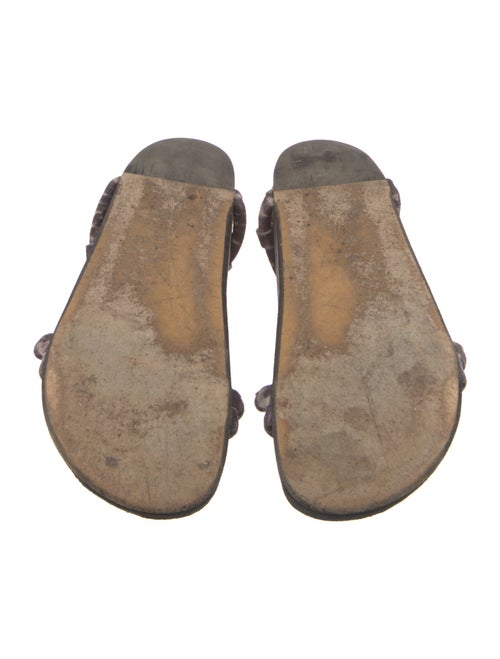 Isabel Marant Suede Printed Sandals