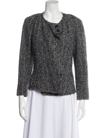 Isabel Marant Alpaca Tweed Pattern Evening Jacket