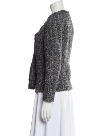 Isabel Marant Alpaca Tweed Pattern Evening Jacket