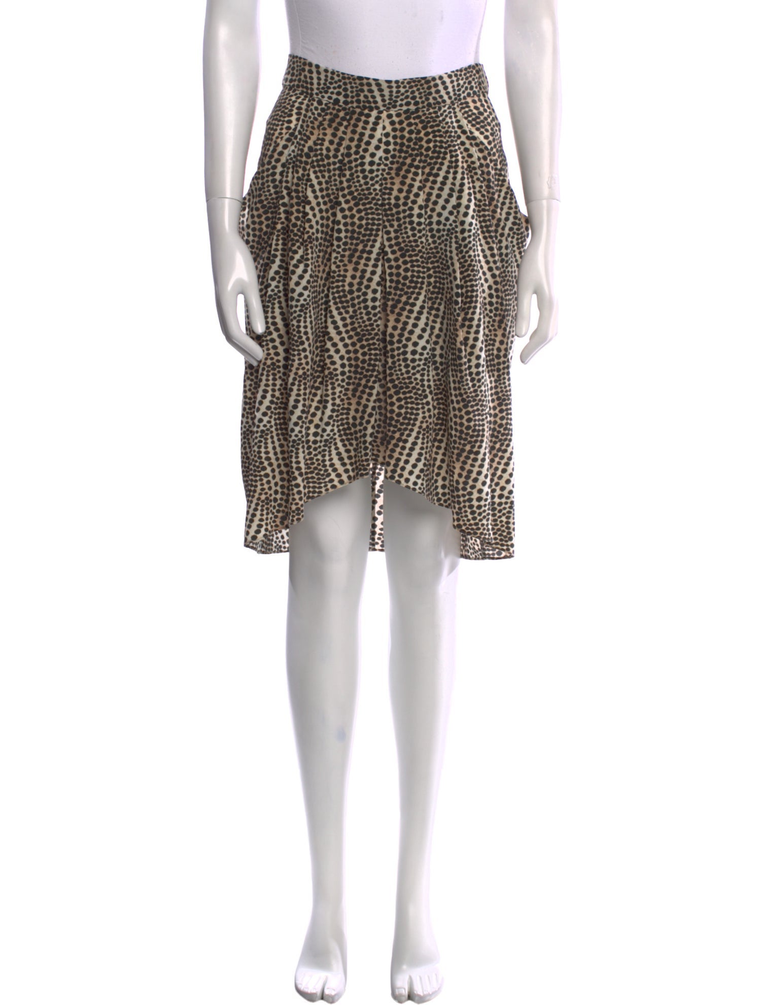 Isabel Marant Silk Knee-Length Skirt