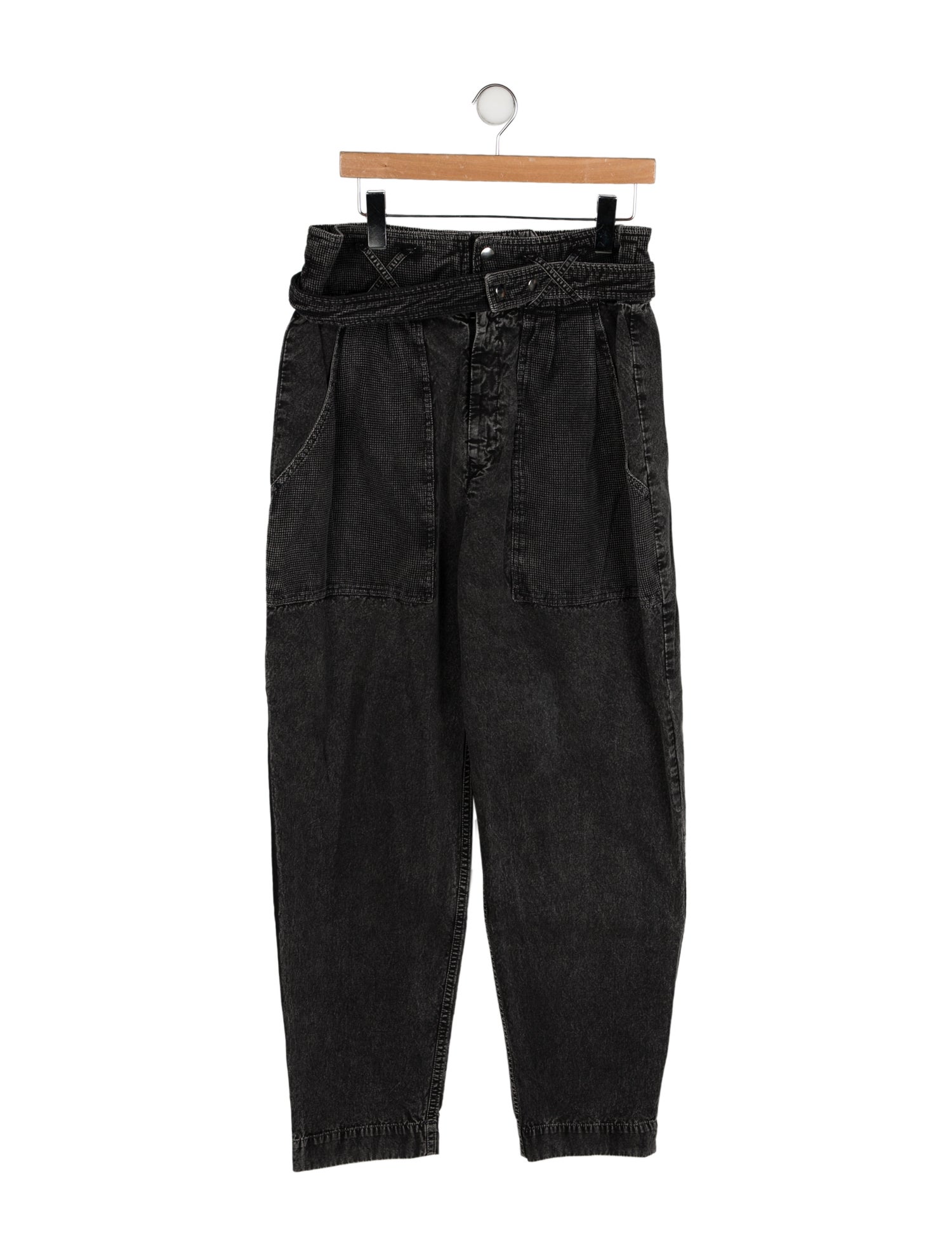 Isabel Marant High-Rise Straight Leg Jeans