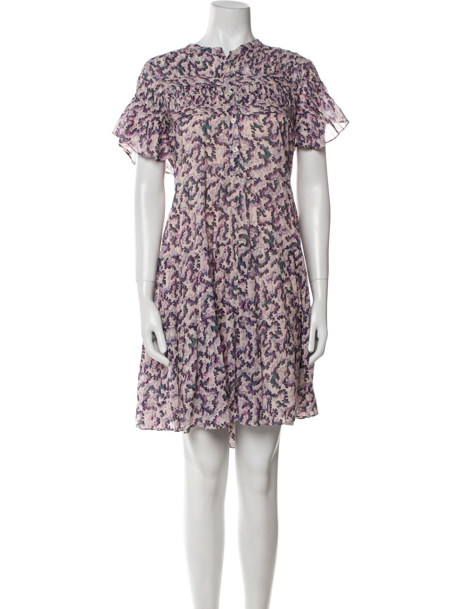 Isabel Marant Floral Print Knee-Length Dress