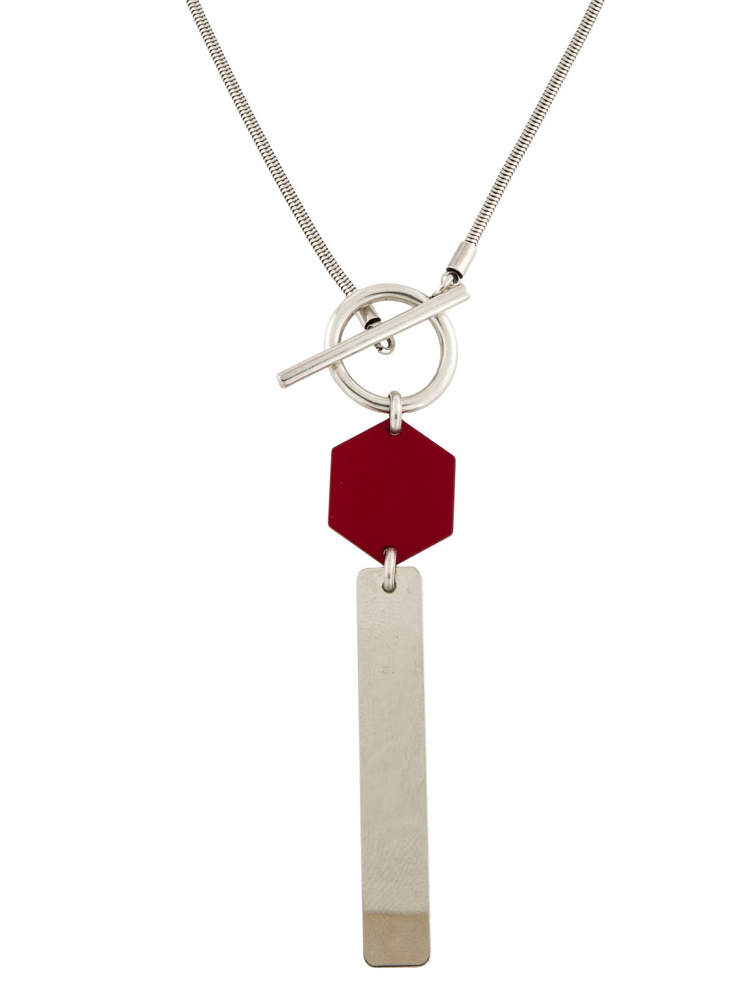 Isabel Marant Hexagon Pendant Necklace