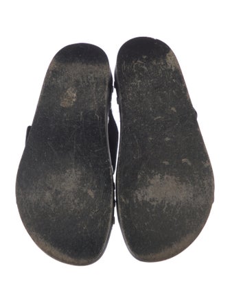 Isabel Marant Suede Crystal Embellishments Slides