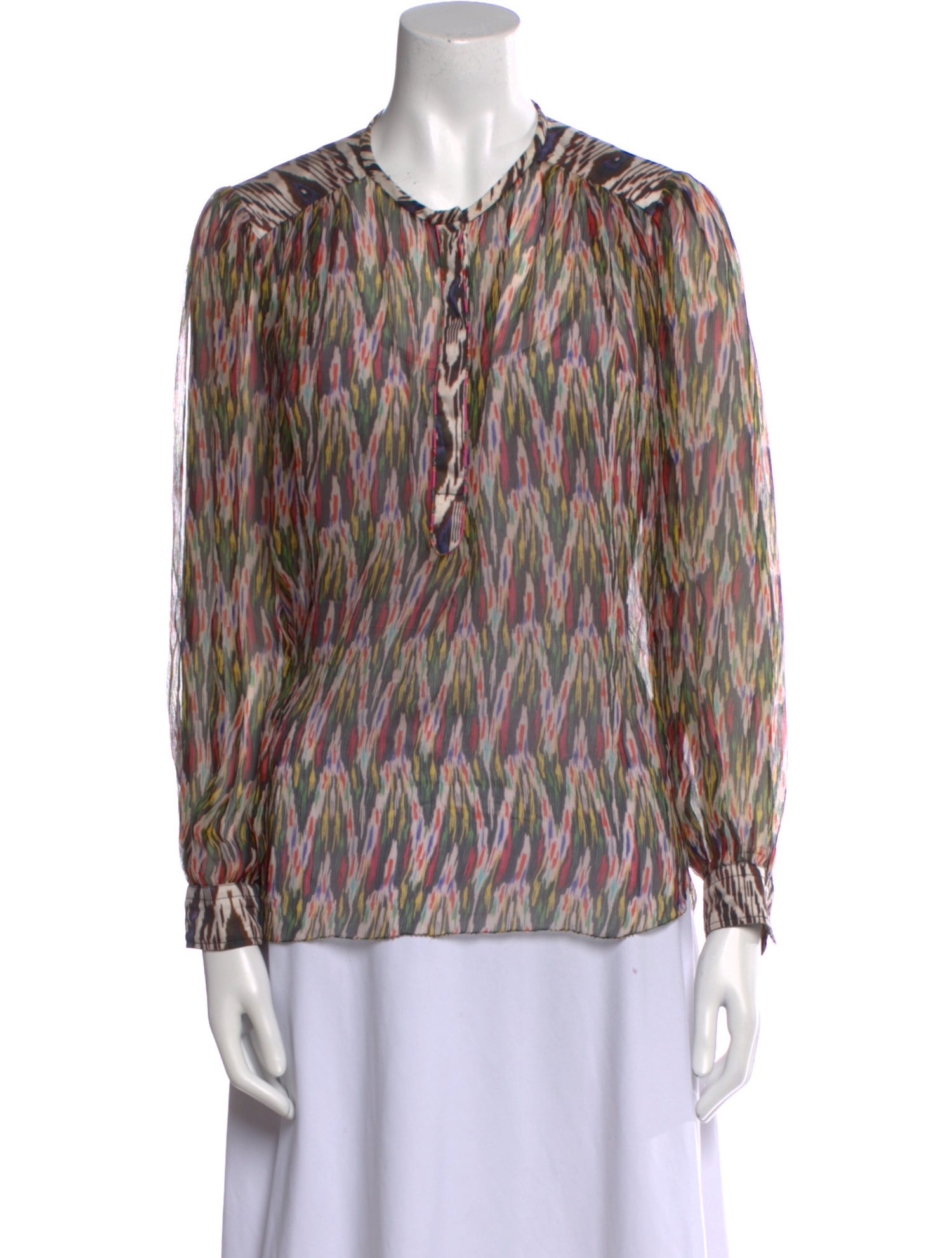 Isabel Marant Silk Printed Blouse
