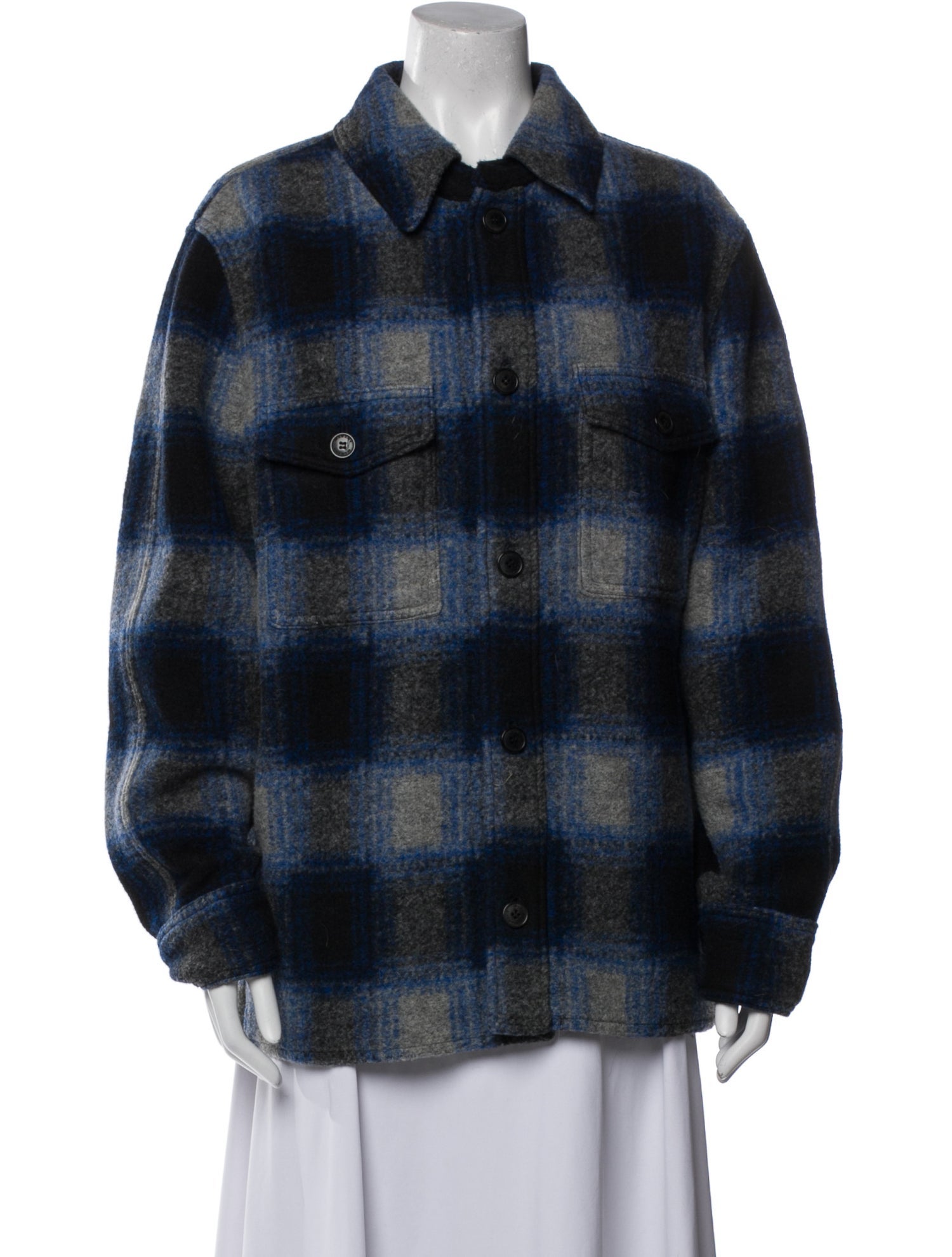 Isabel Marant Plaid Print Jacket