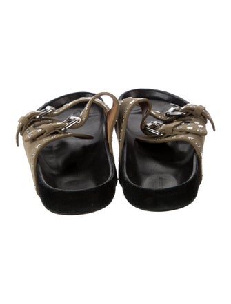 Isabel Marant Suede Studded Accents Slides