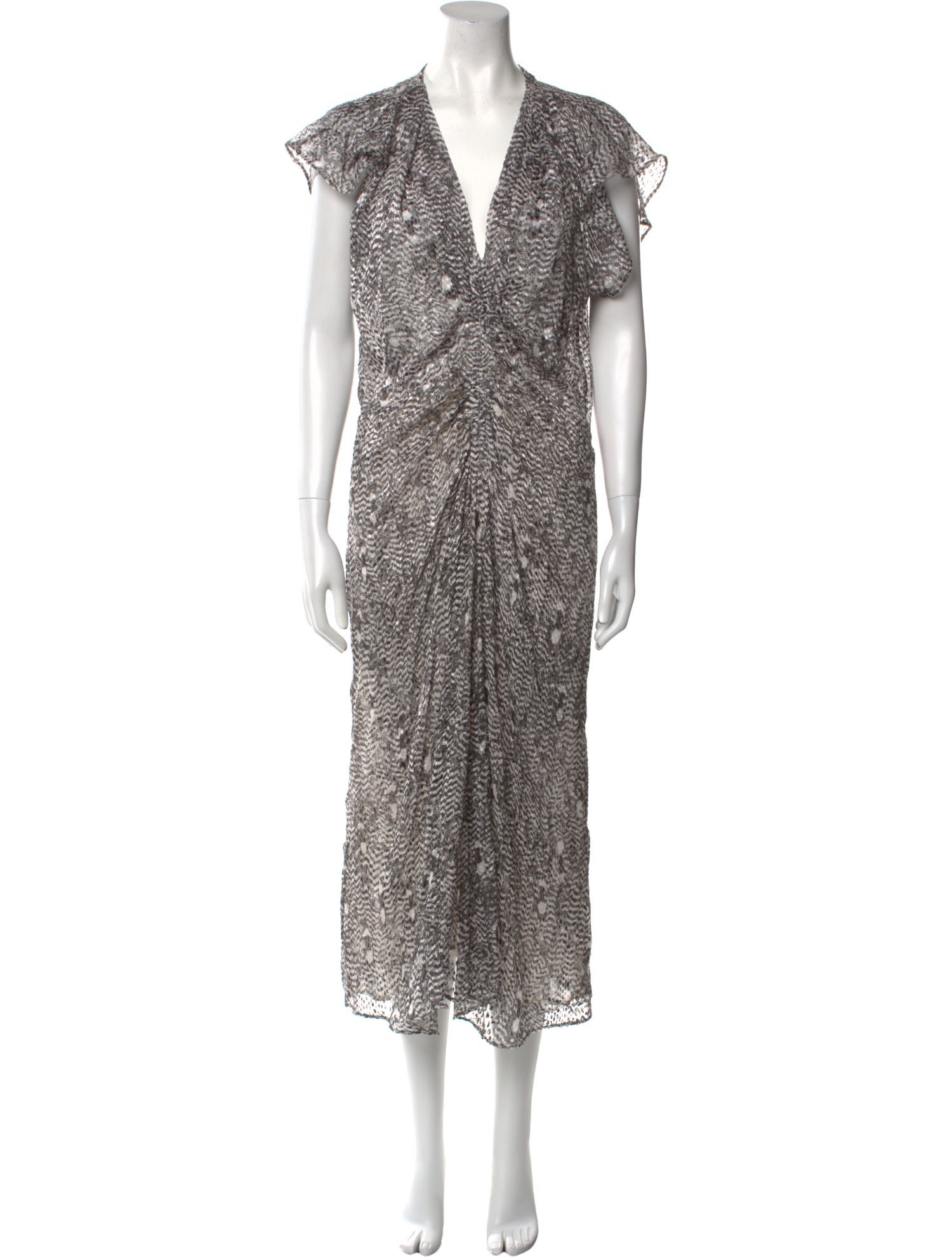 Isabel Marant Patterned Long Dress