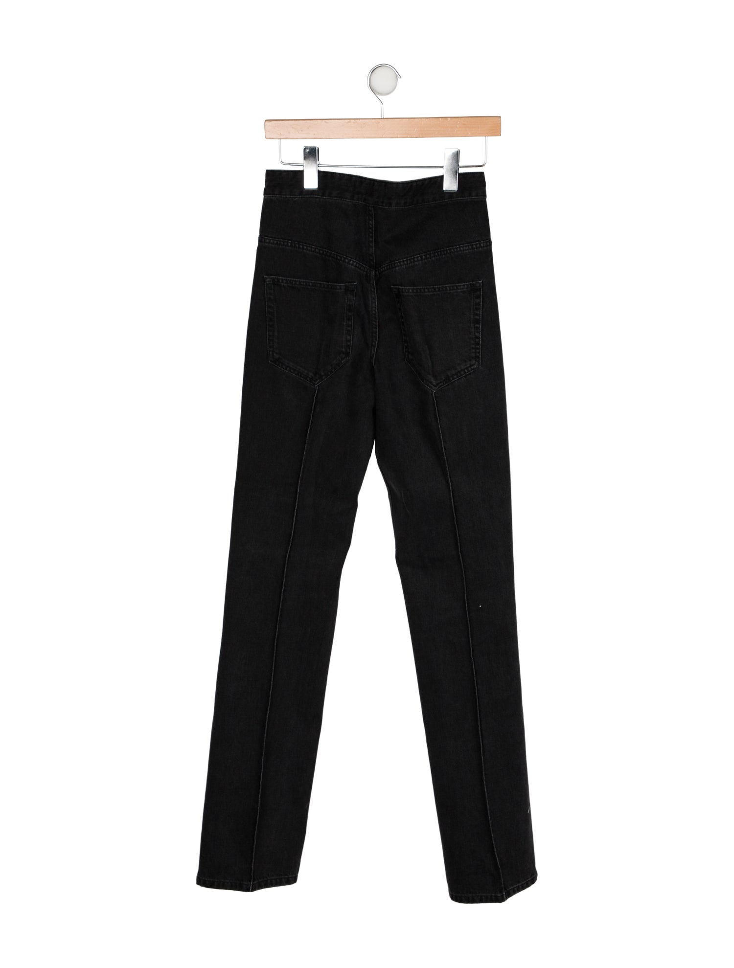 Isabel Marant High-Rise Straight Leg Jeans