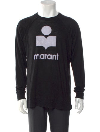 Isabel Marant Linen Graphic Print Shirt