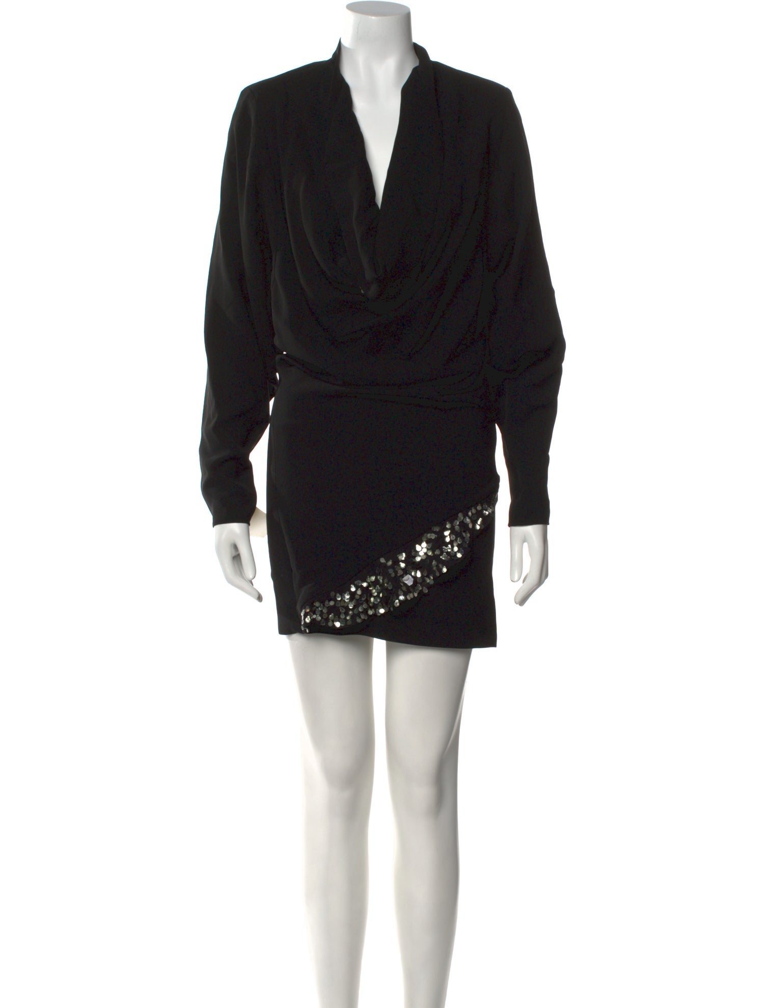 Isabel Marant Cowl Neck Mini Dress