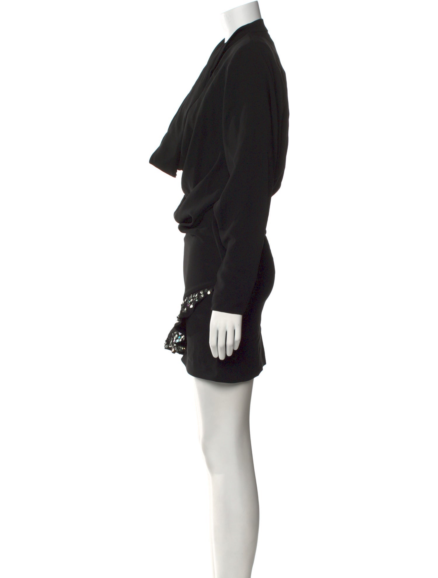 Isabel Marant Cowl Neck Mini Dress