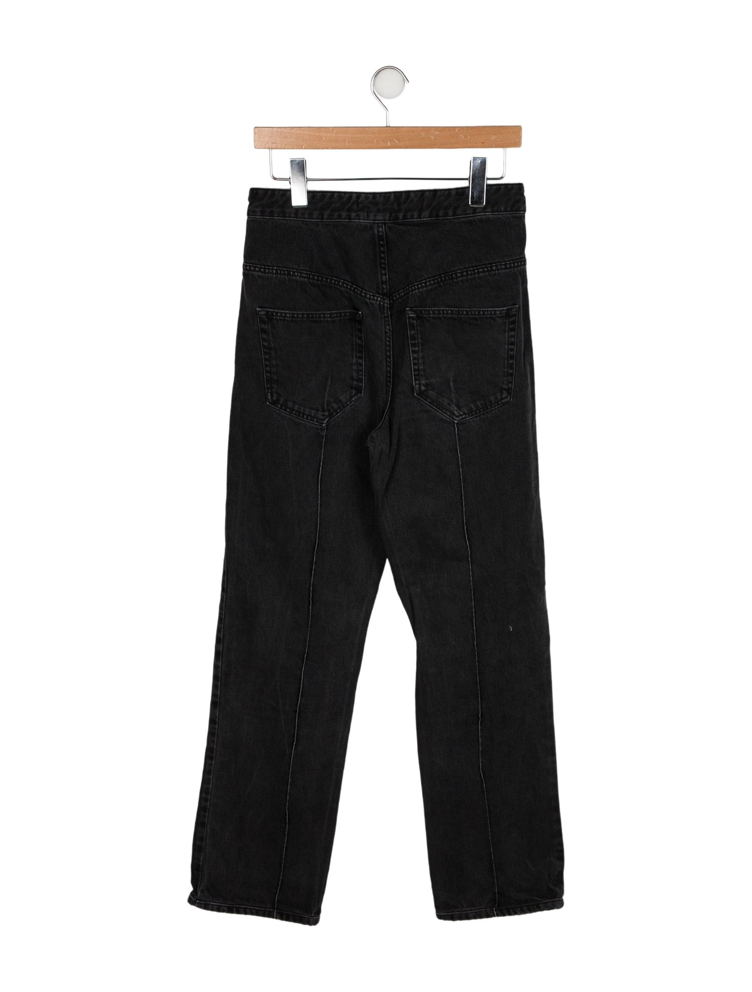 Isabel Marant High-Rise Straight Leg Jeans