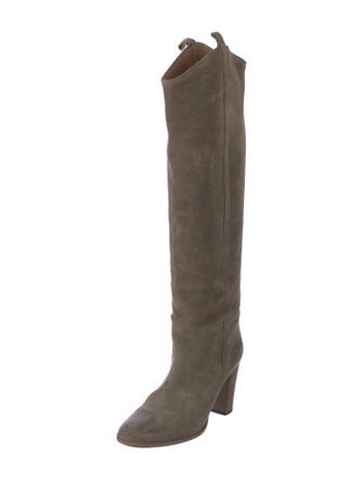 Isabel Marant Suede Western Boots
