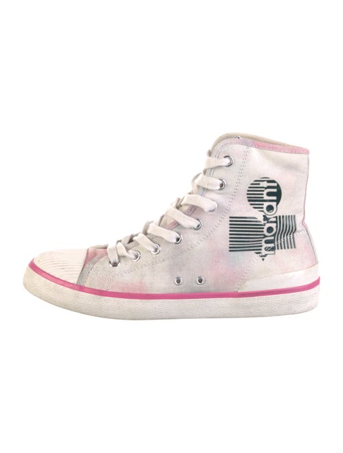 Isabel Marant Canvas Printed Sneakers