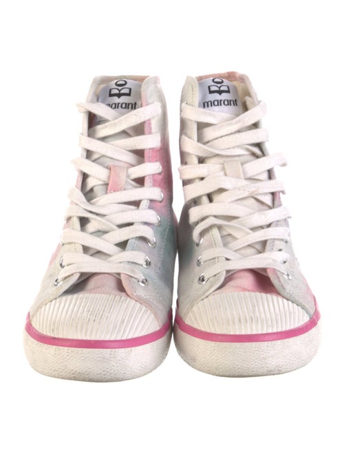 Isabel Marant Canvas Printed Sneakers