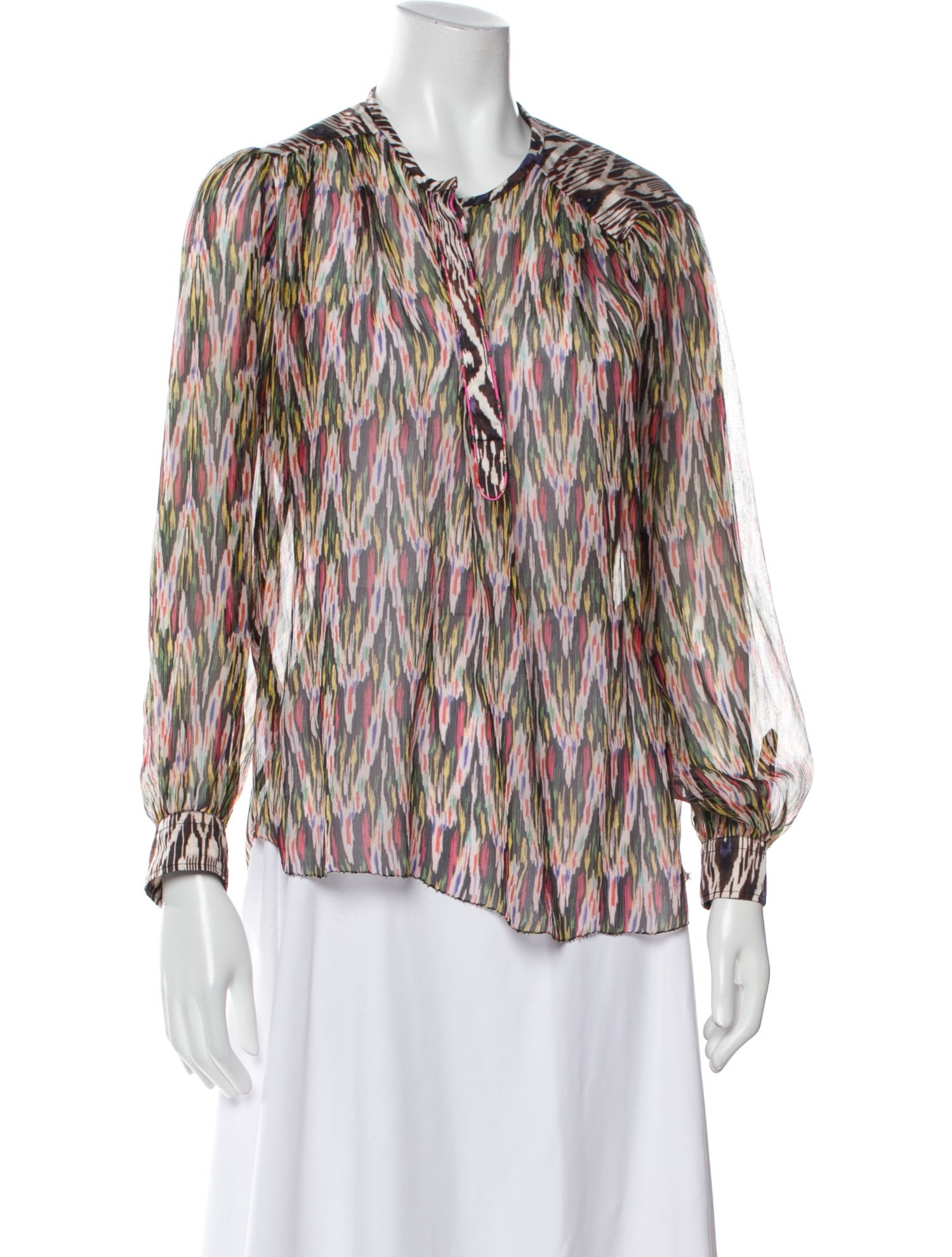 Isabel Marant Silk Printed Blouse