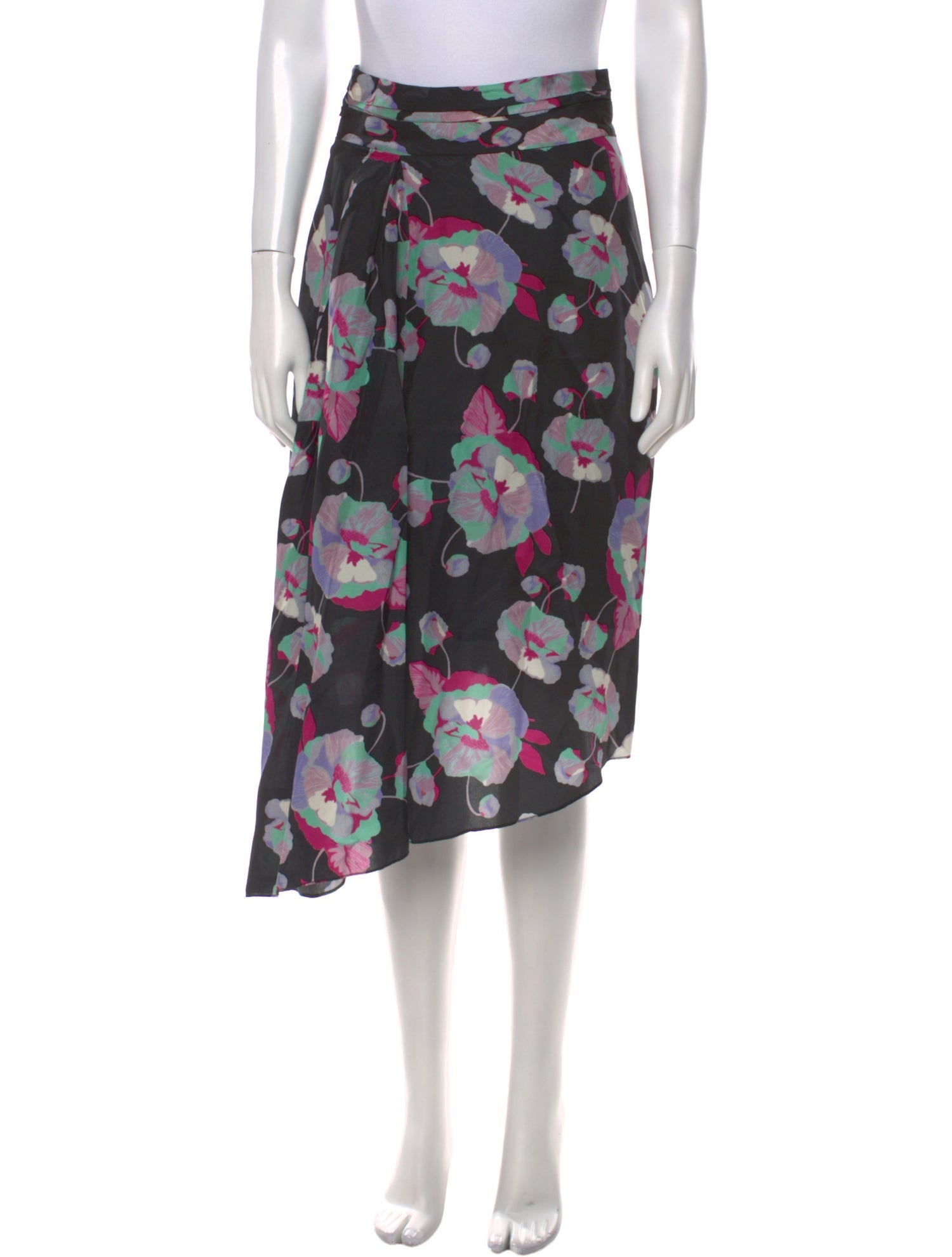 Isabel Marant Silk Midi Length Skirt