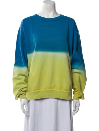 Isabel Marant Colorblock Pattern Crew Neck Sweatshirt