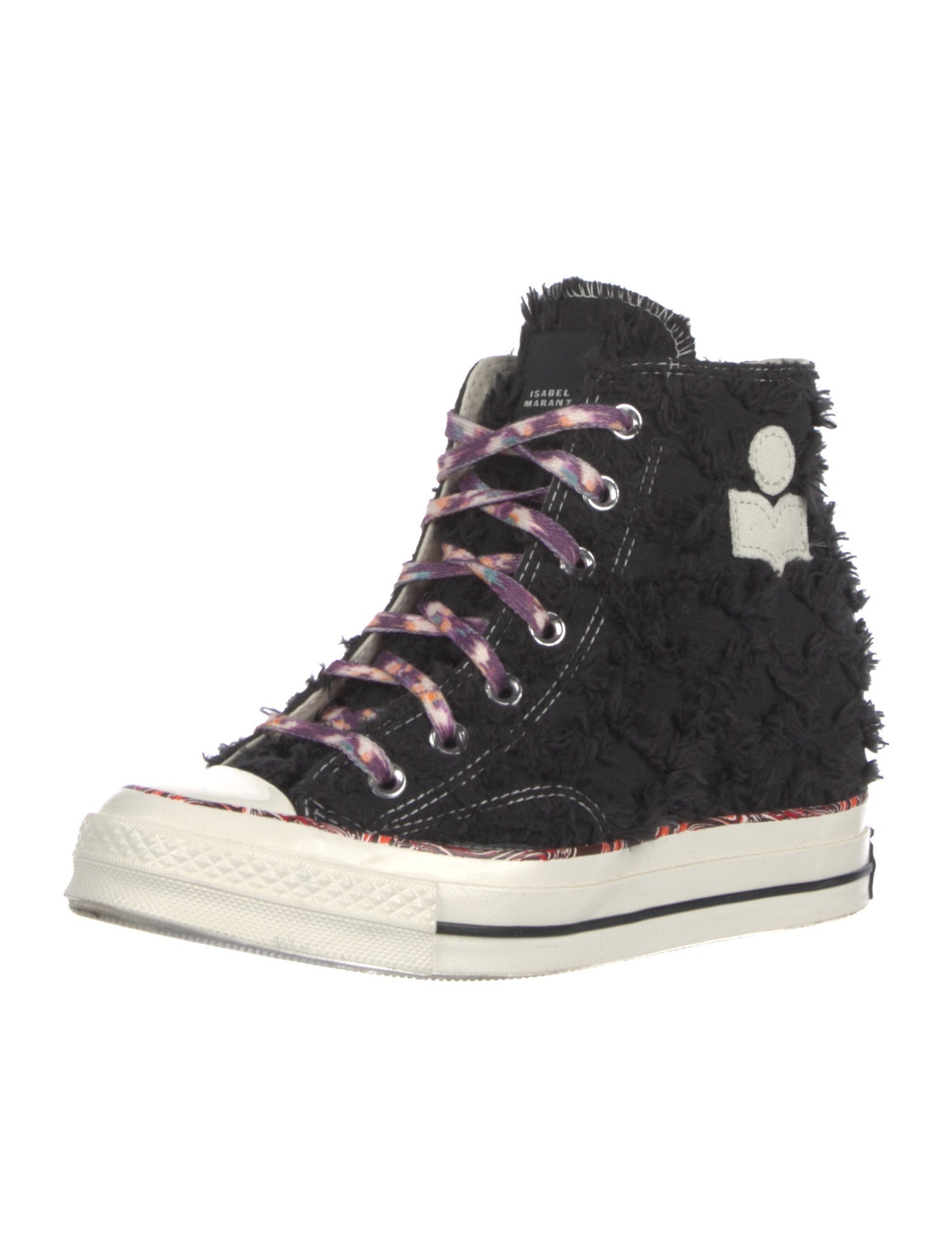 Converse x Isabel Marant Canvas Colorblock Pattern Sneakers
