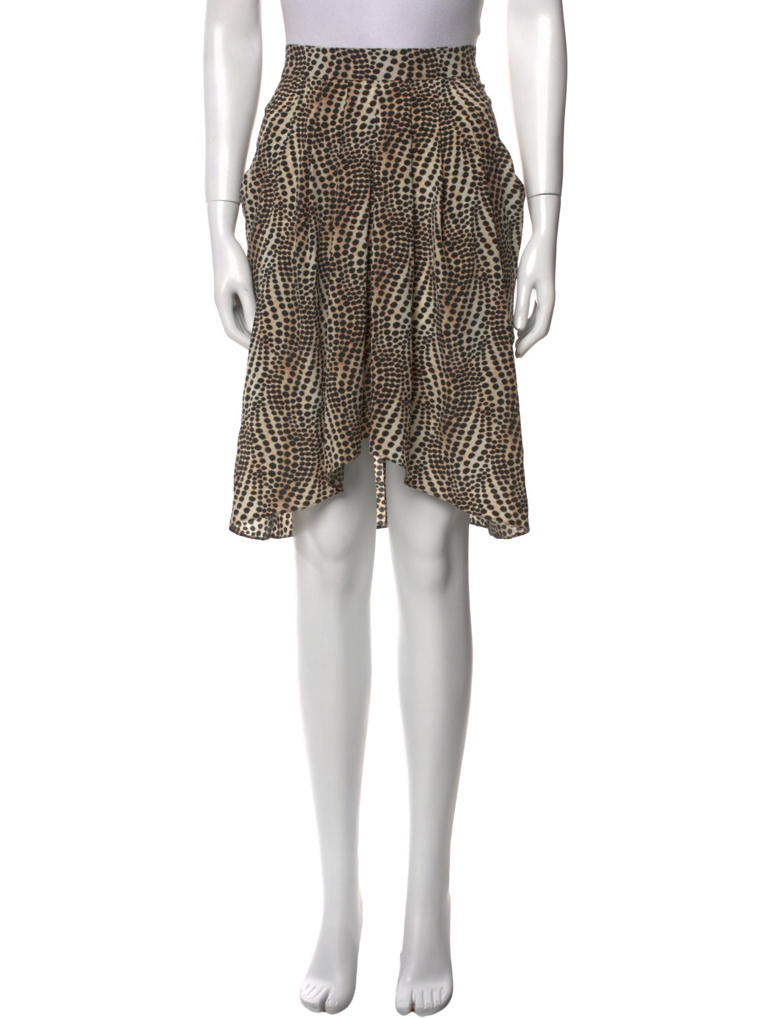Isabel Marant Silk Knee-Length Skirt