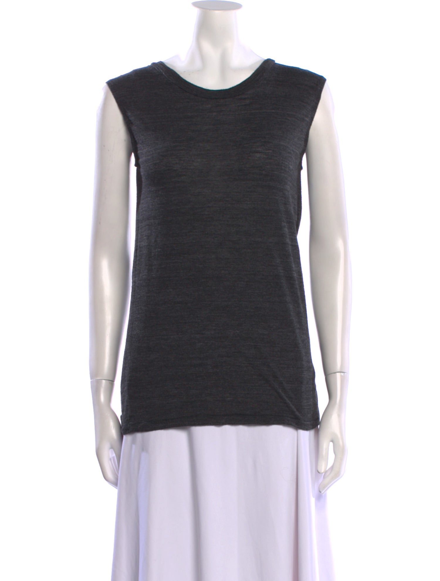 Isabel Marant Linen Scoop Neck Top
