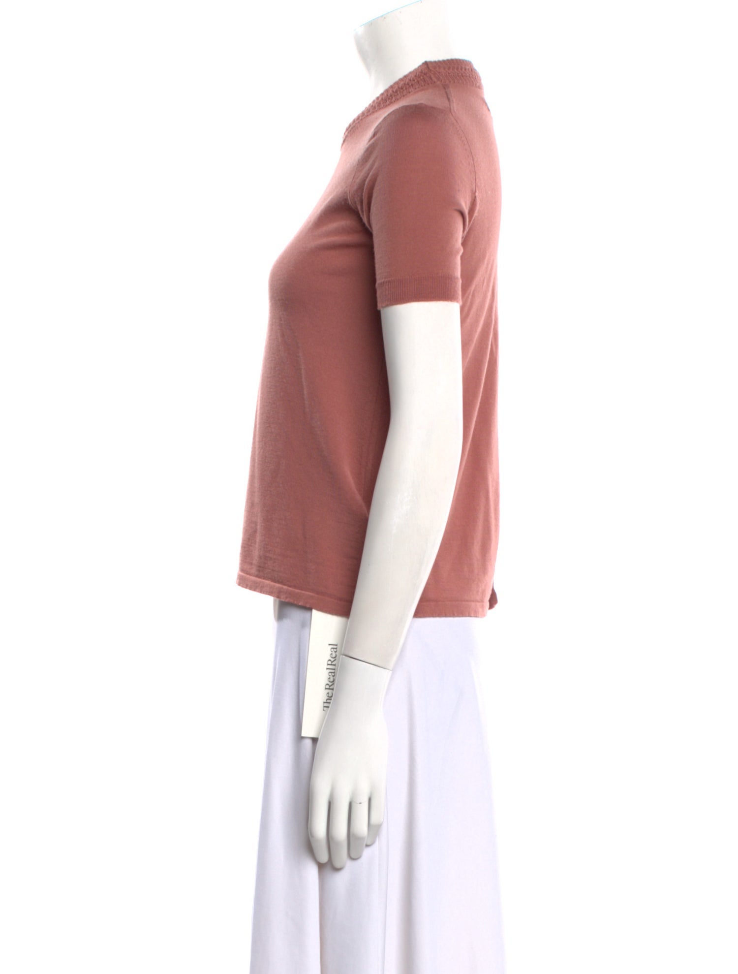 Isabel Marant Merino Wool Mock Neck Crop Top