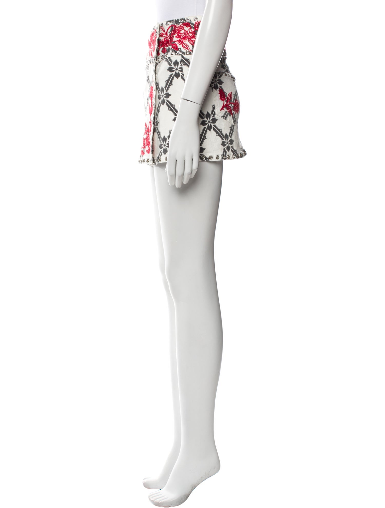 Isabel Marant Floral Print Mini Skirt