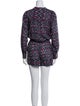 Isabel Marant Printed Crew Neck Romper