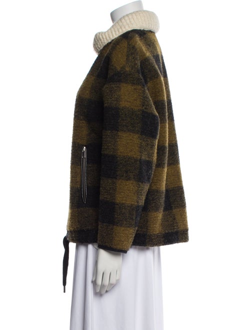 Isabel Marant Wool Plaid Print Jacket