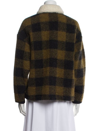 Isabel Marant Wool Plaid Print Jacket