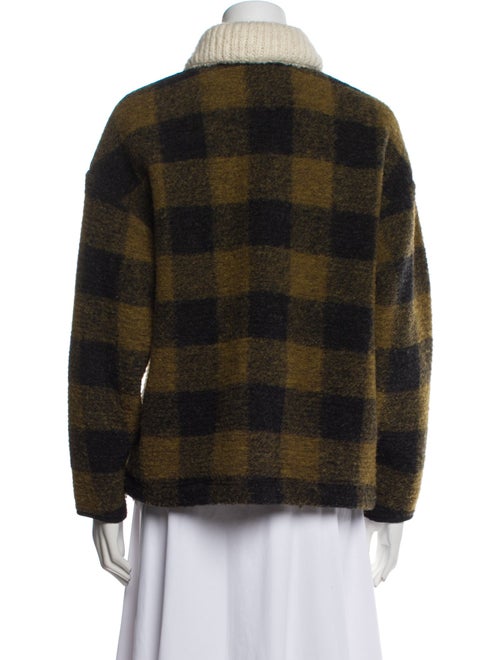Isabel Marant Wool Plaid Print Jacket
