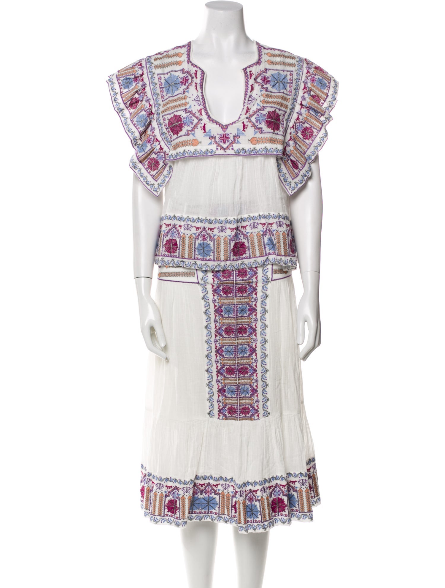 Isabel Marant Printed Skirt Set