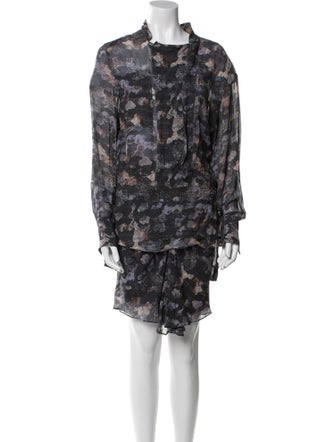 Isabel Marant Silk Printed Skirt Set
