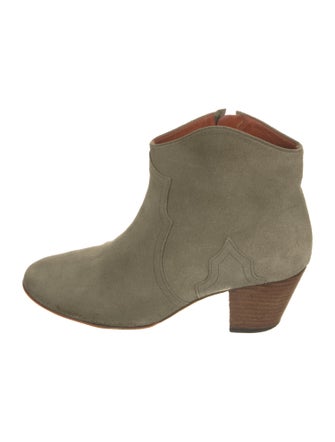 Isabel Marant Suede Western Boots
