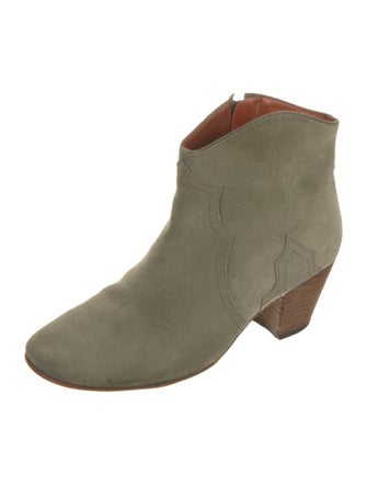 Isabel Marant Suede Western Boots
