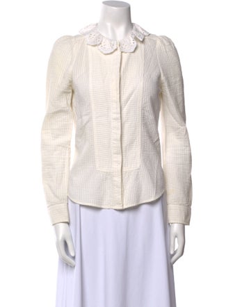 Isabel Marant Long Sleeve Button-Up Top