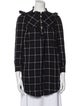 Isabel Marant Plaid Print Ruffle Embellishment Nightgown