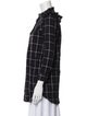 Isabel Marant Plaid Print Ruffle Embellishment Nightgown