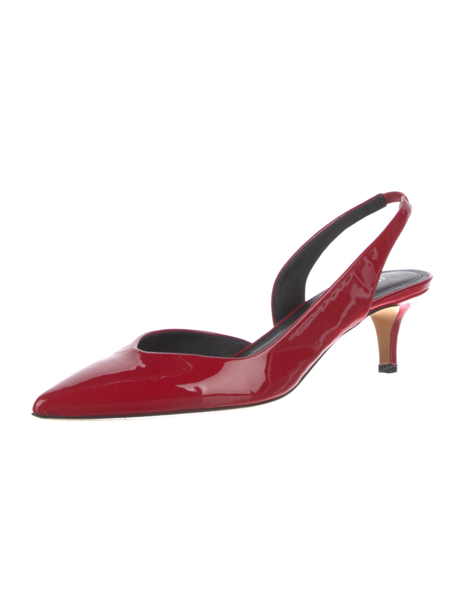Isabel Marant Patent Leather Slingback Pumps