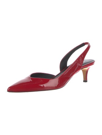 Isabel Marant Patent Leather Slingback Pumps