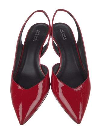 Isabel Marant Patent Leather Slingback Pumps