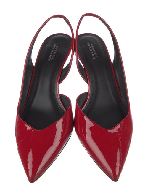 Isabel Marant Patent Leather Slingback Pumps