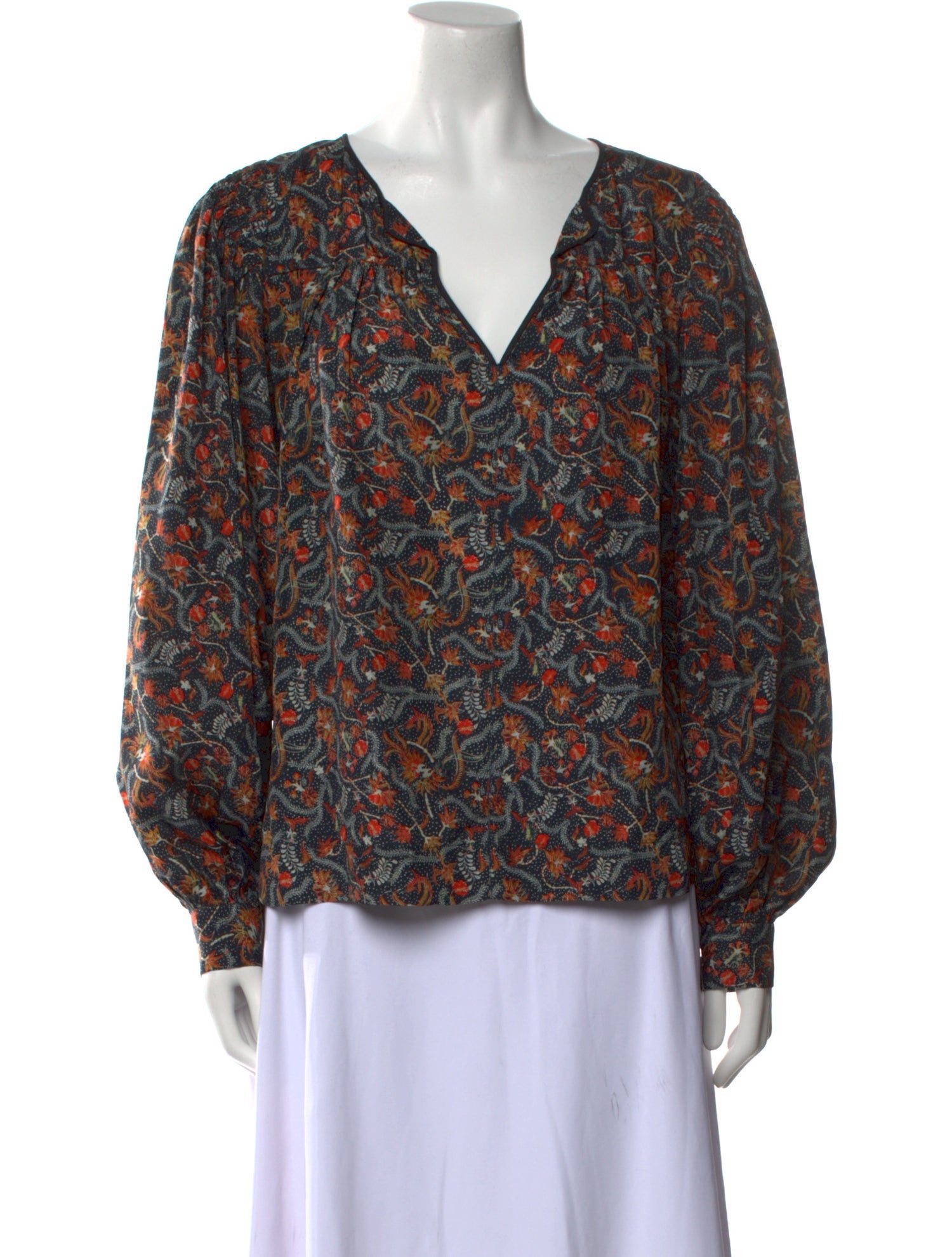 Isabel Marant Silk Printed Blouse