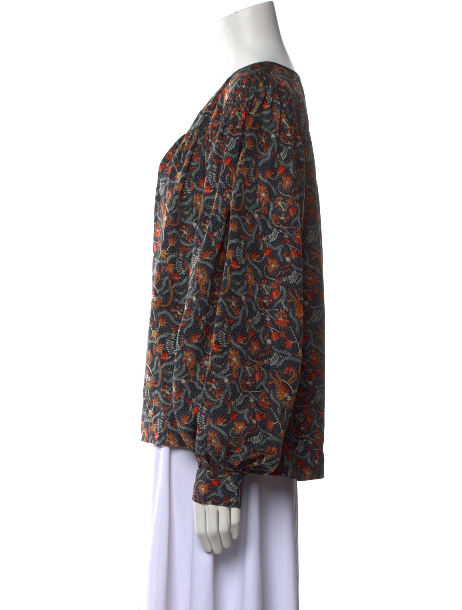 Isabel Marant Silk Printed Blouse