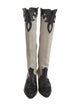 Isabel Marant Suede Colorblock Pattern Boots