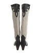 Isabel Marant Suede Colorblock Pattern Boots